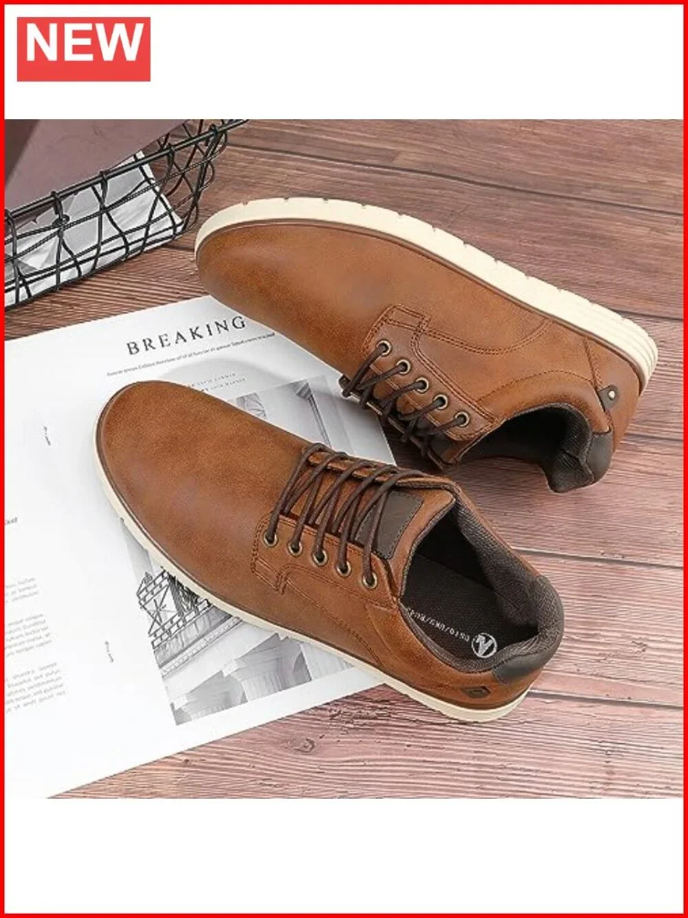Men's Oxfords Fashion Sneakers Lace Up Dress Shoes Business Work